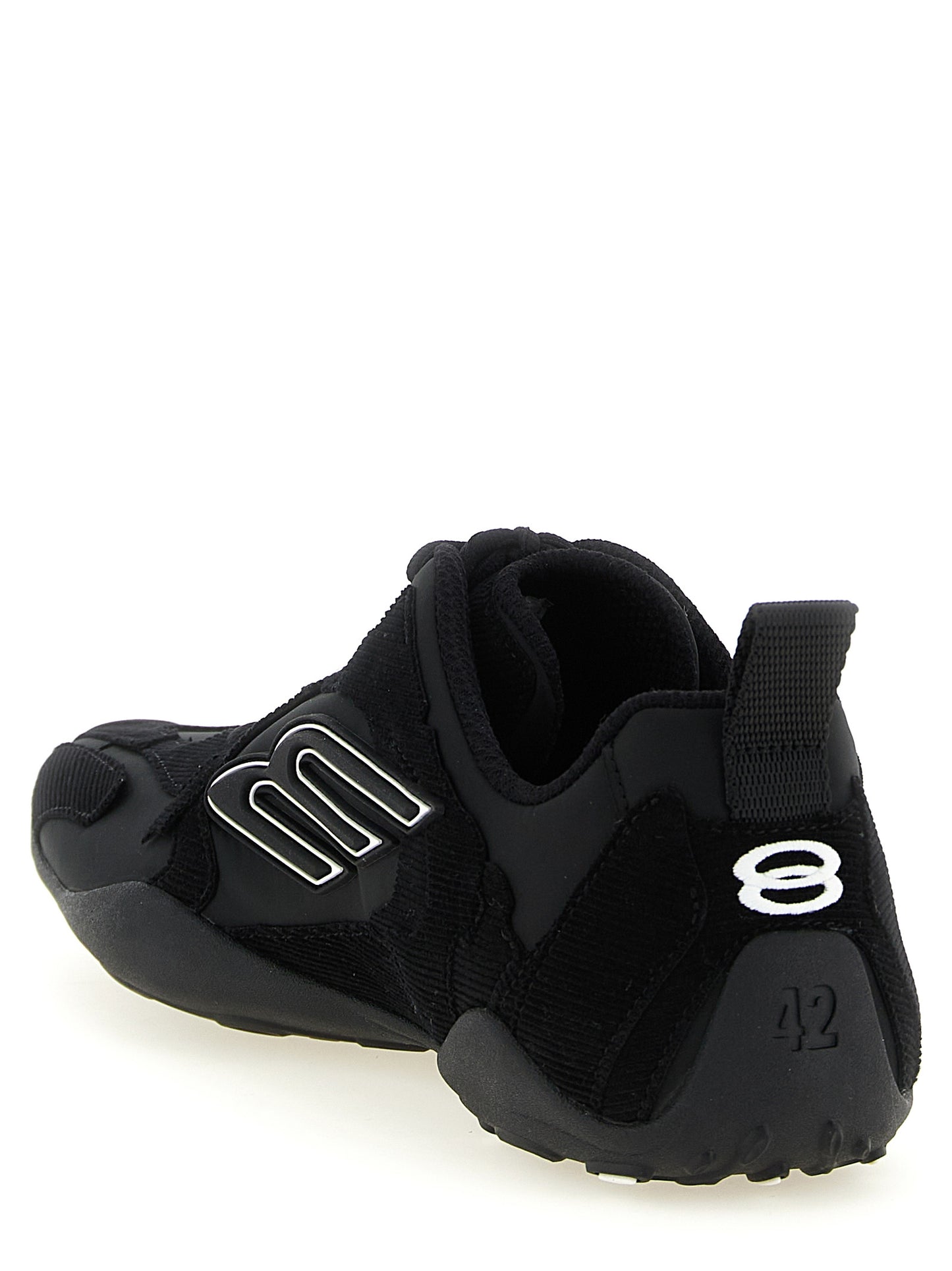 Balenciaga Black Polyester Athletic Sneakers