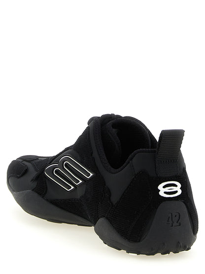 Balenciaga Black Polyester Athletic Sneakers