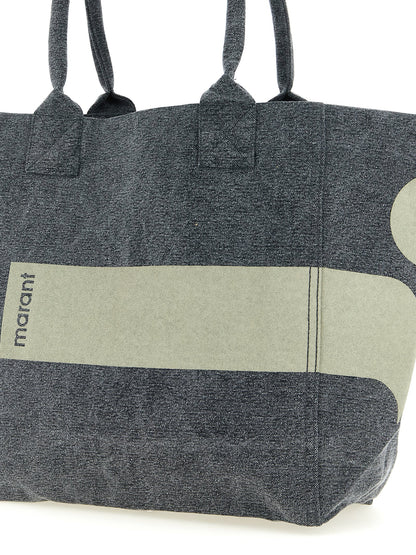 Isabel Marant Black Cotton Tote Bag