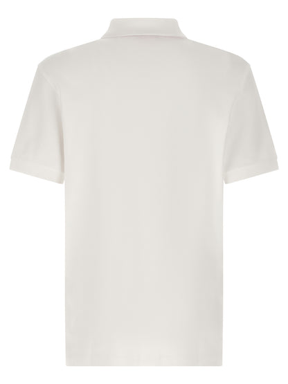 Hugo Boss White Cotton Polo Shirt