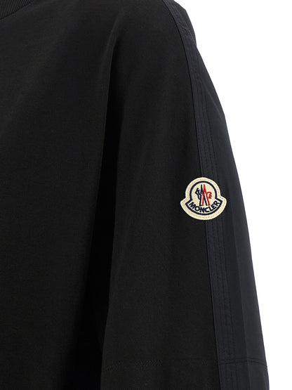 Moncler Black Cotton Short Dress