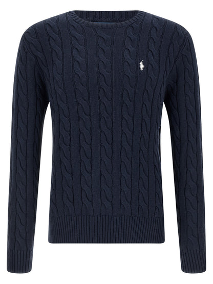 Polo Ralph Lauren Blue Cotton Cardigan