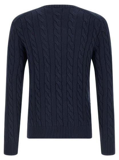 Polo Ralph Lauren Blue Cotton Cardigan