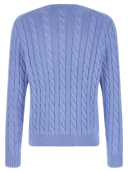 Polo Ralph Lauren Blue Cotton Cardigan