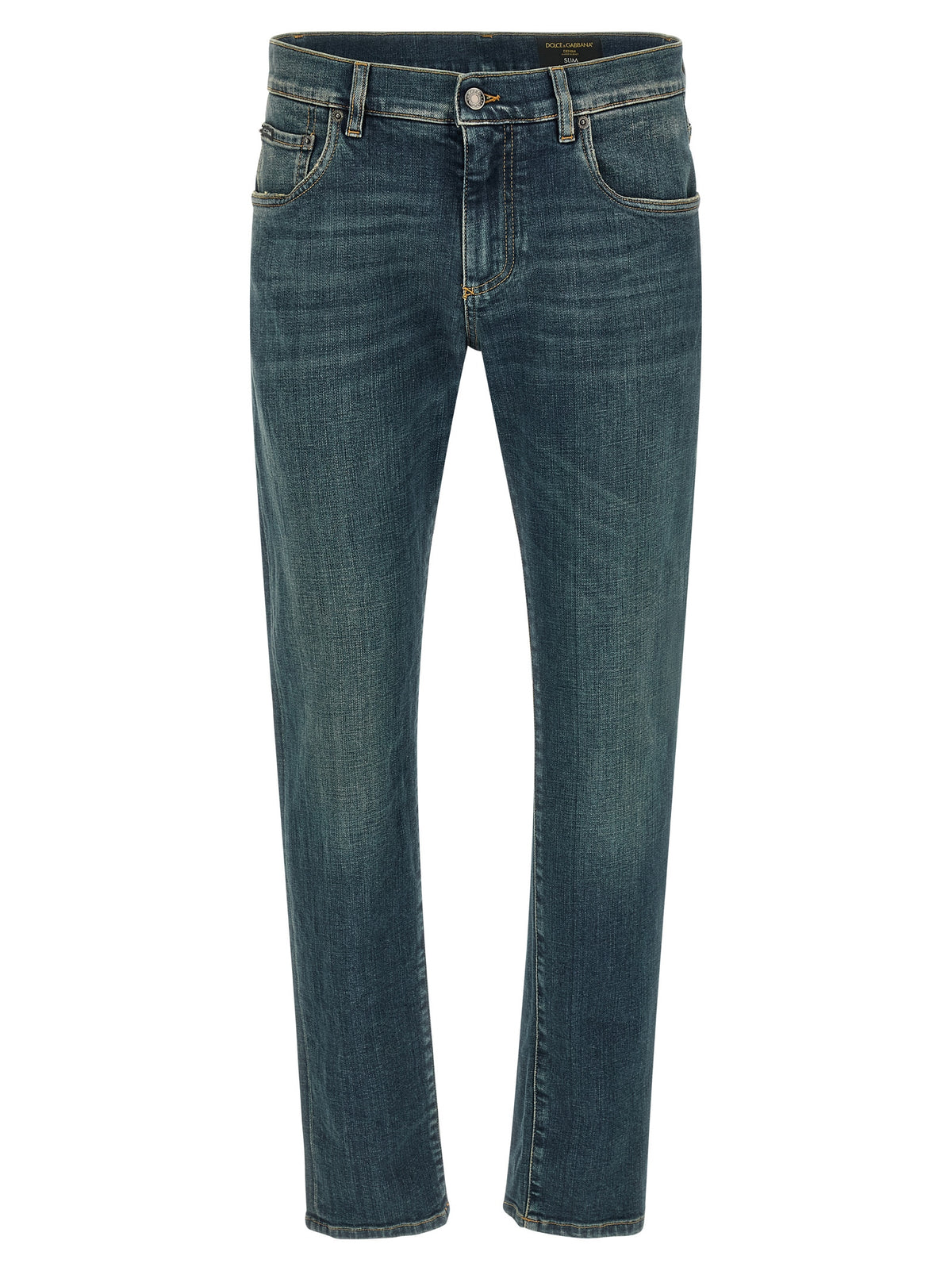 Jean Dolce & Gabbana homme Essential en coton bleu – DO-332964