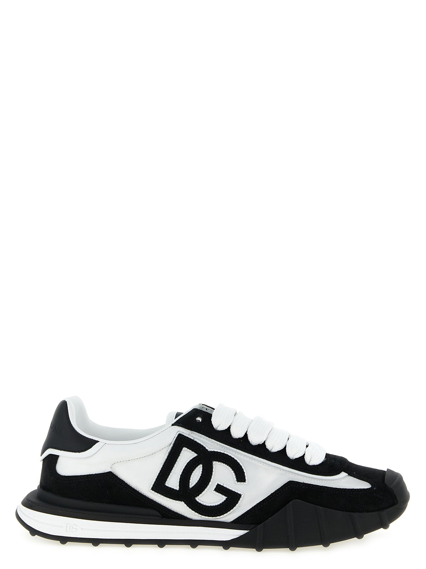 Dolce & Gabbana Bicolor Polyamide Athletic Sneakers