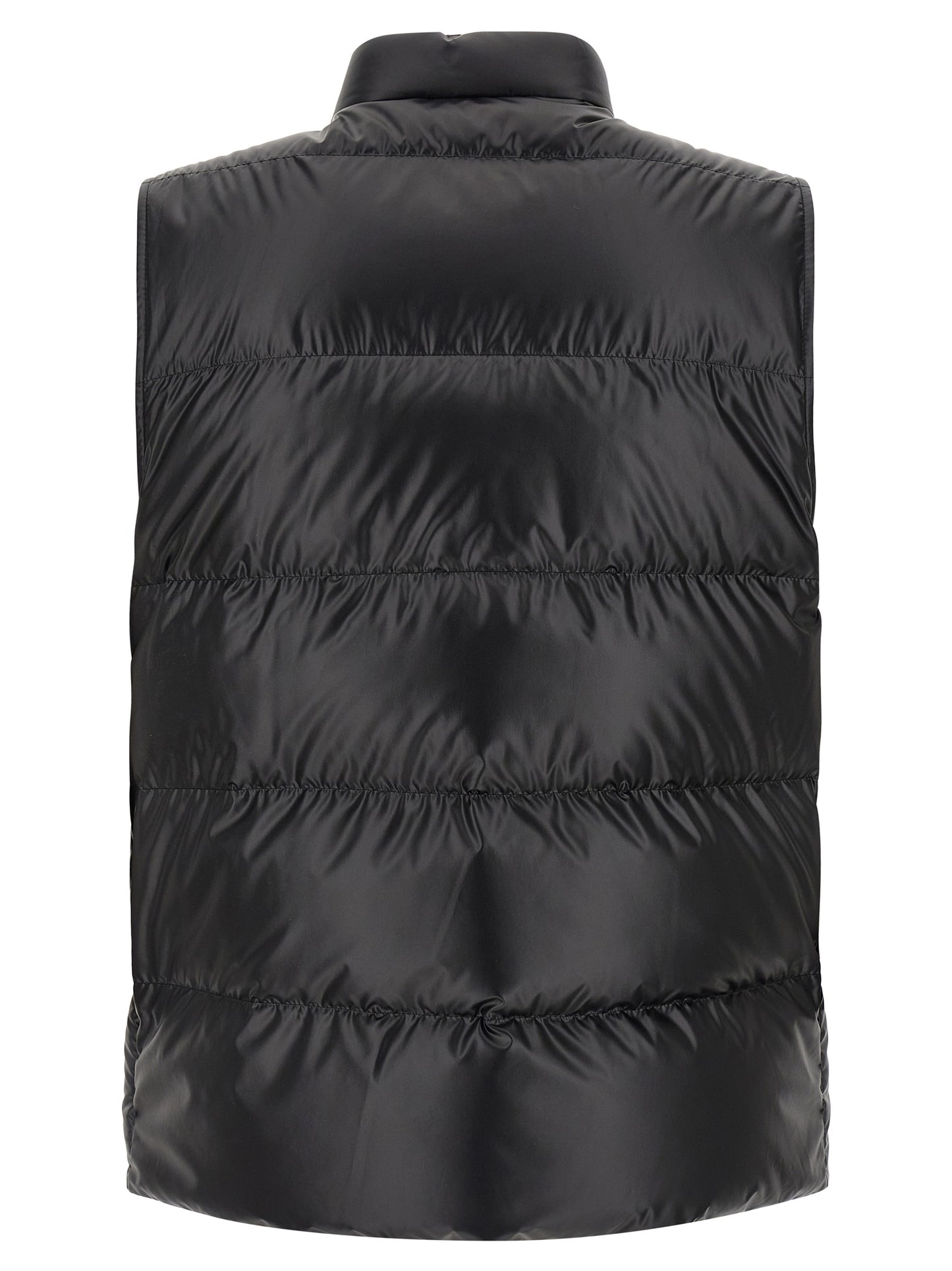 Moncler Black Polyester Sleeveless Jacket