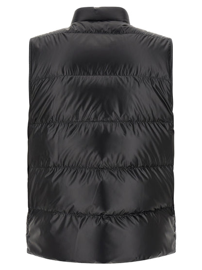 Moncler Black Polyester Sleeveless Jacket