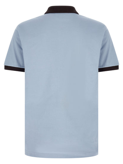 Lacoste Blue Cotton Polo Shirt