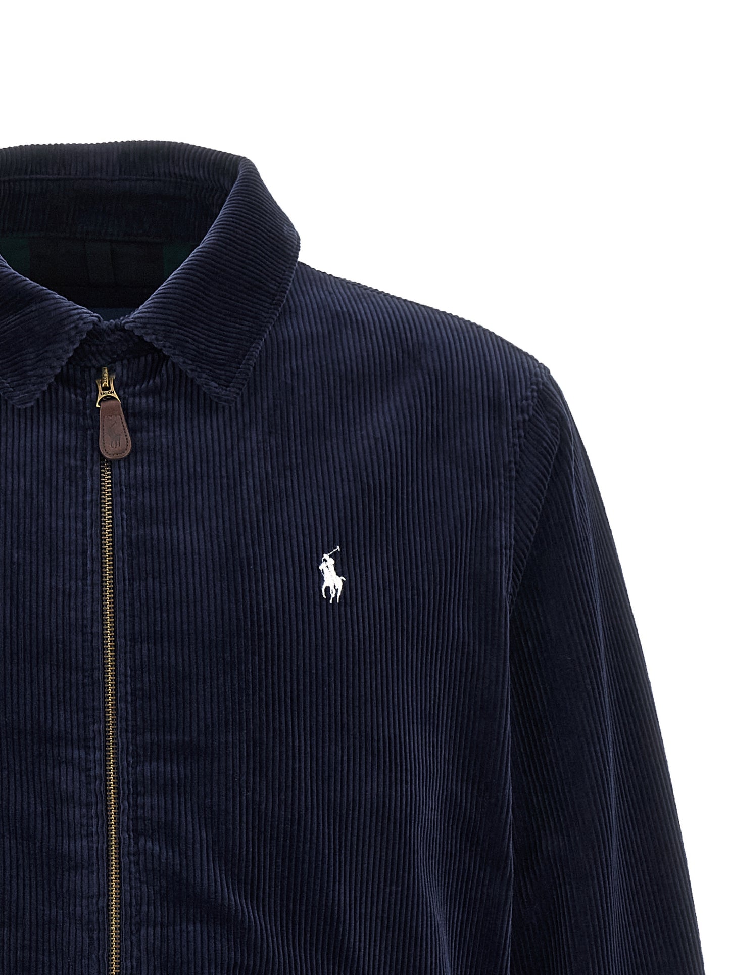 Polo Ralph Lauren Blue Cotton Full-Length Jacket