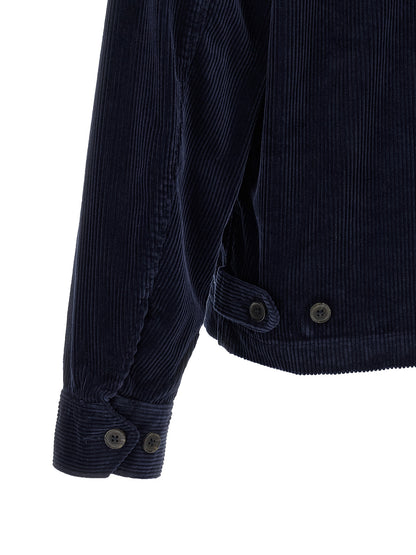 Polo Ralph Lauren Blue Cotton Full-Length Jacket