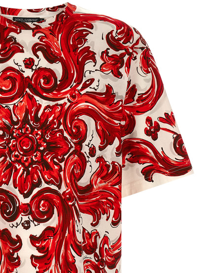 Dolce & Gabbana Multicolor Cotton T-Shirt