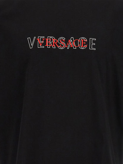 Versace Black Cotton T-Shirt