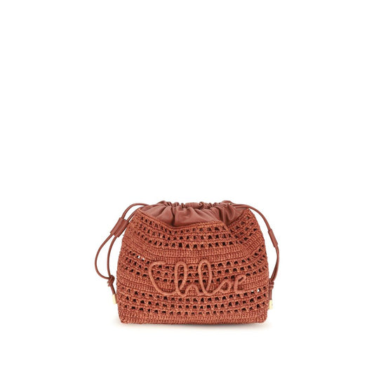 Chloé Sac Épaule Raffia Multicolore – Mini Bag AW26 | Authentique | HBPS Fashion