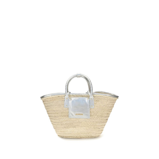 Jacquemus Beige Raffia Shoulder Bag