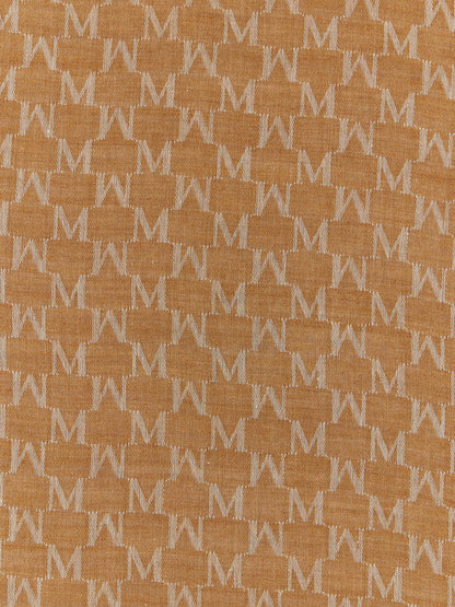 Écharpe Max Mara femme MxaPaniere en coton, laine et soie marron – MA330964BM