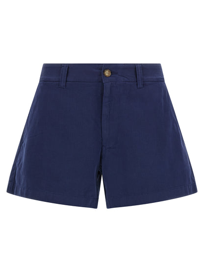 Polo Ralph Lauren Blue Cotton Bermuda Shorts