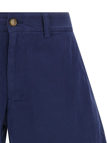 Polo Ralph Lauren Blue Cotton Bermuda Shorts