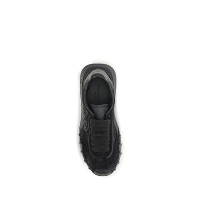Baskets Dolce & Gabbana femme en cuir de veau noir – DO-CK2487A3S648B956