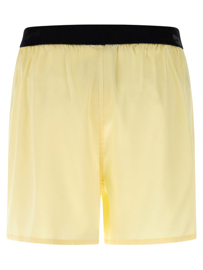 Tom Ford Bicolor Silk Bermuda Shorts