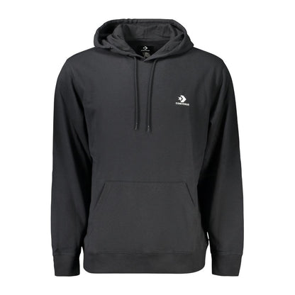 Sweat à capuche Converse homme en coton noir – CO-46222