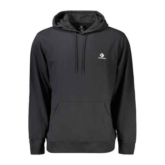 Sweat à capuche Converse homme en coton noir – CO-46222