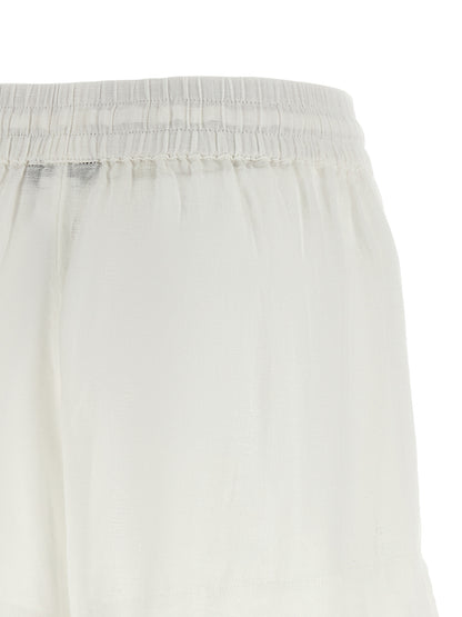 Polo Ralph Lauren White Organic Cotton Bermuda Shorts