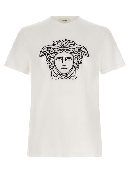 Versace Bicolor Cotton T-Shirt