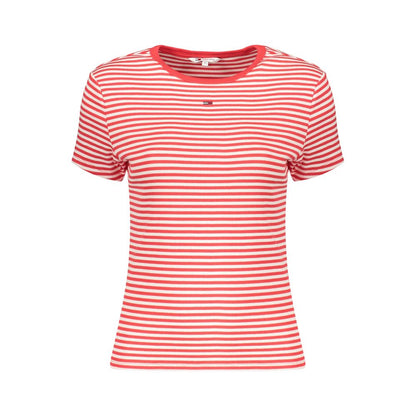 Tommy Hilfiger Red Cotton Women's T-Shirt