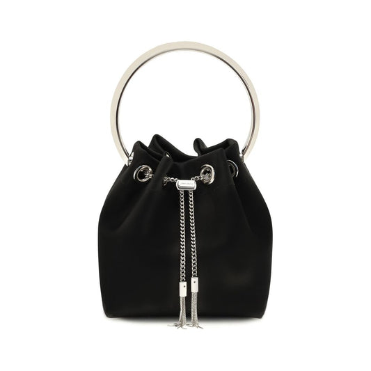 Sac Bucket Jimmy Choo Bon Bon Noir – Authentique | HBPS Fashion