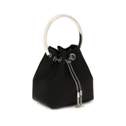 Sac Bucket Jimmy Choo Bon Bon Noir – Authentique | HBPS Fashion