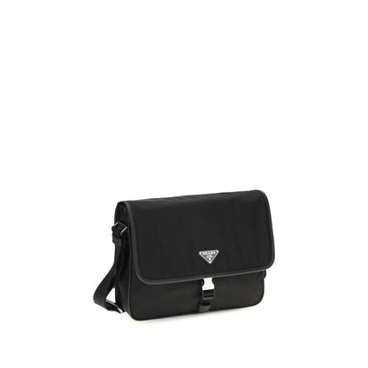 Prada Black Recycled Polyamide Shoulder Bag