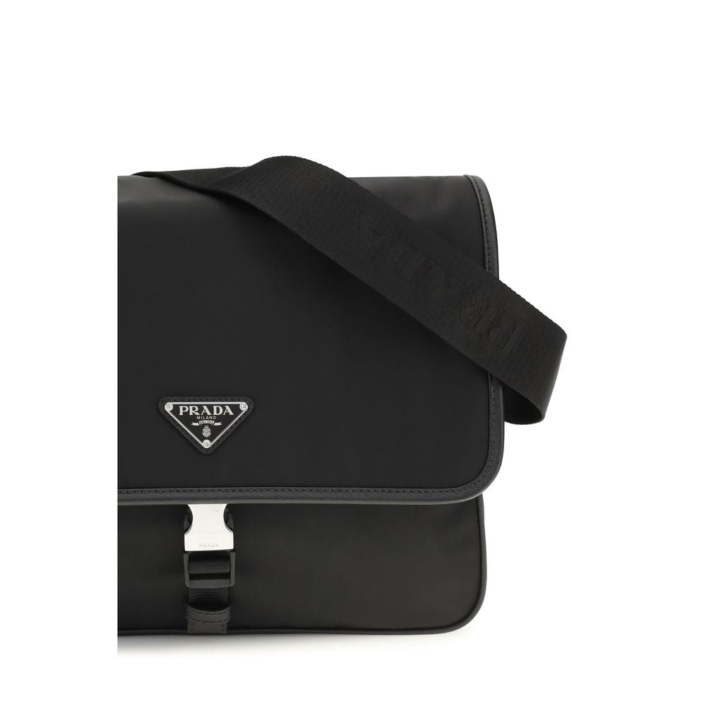 Prada Black Recycled Polyamide Shoulder Bag