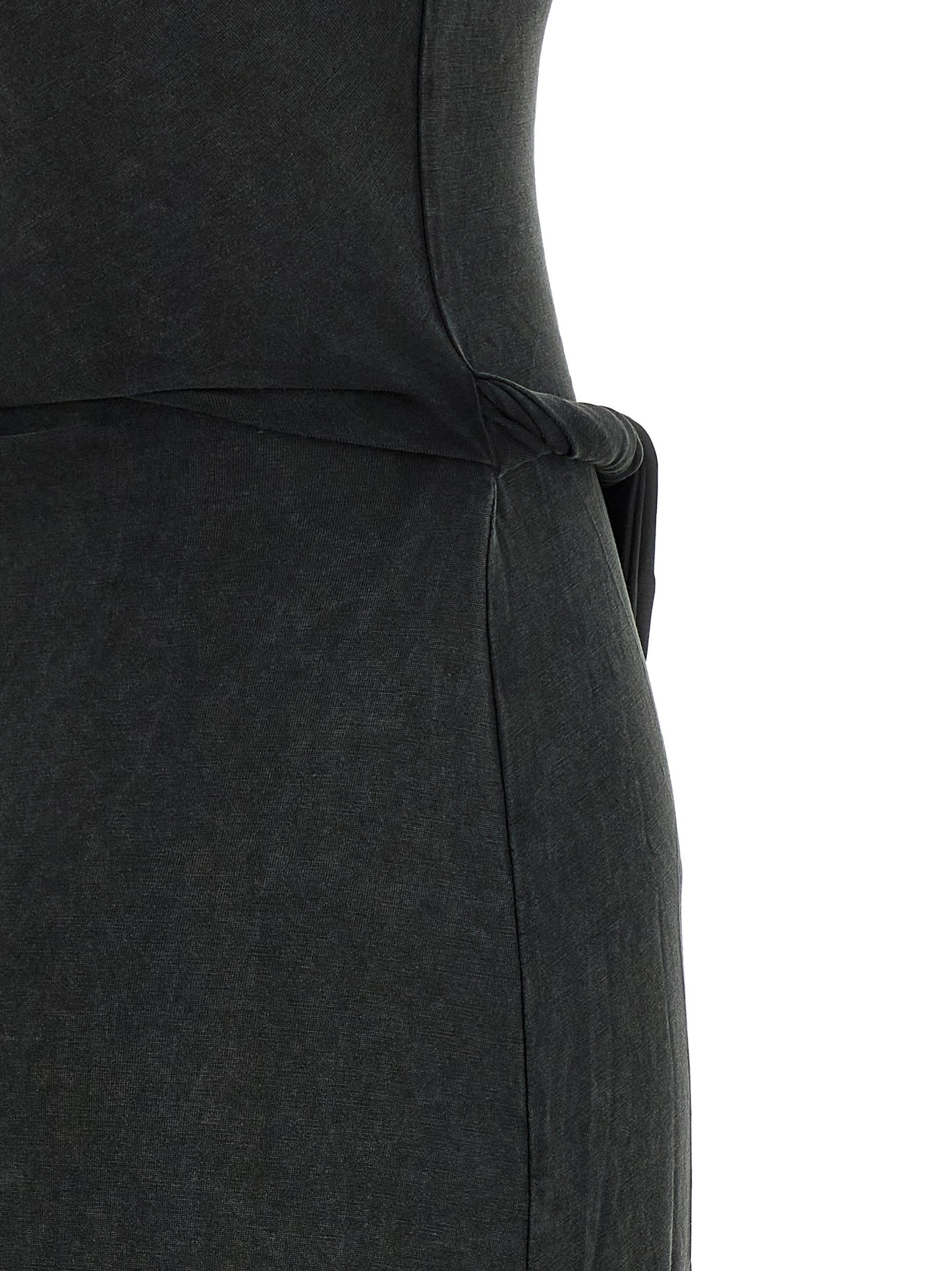 Diesel Black Modal Long Dress