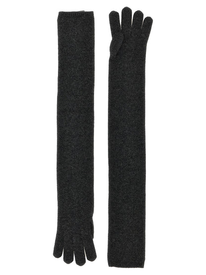Gants Max Mara femme Timor en cachemire gris – MA298669BM