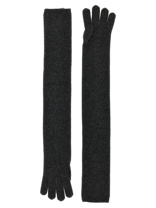 Gants Max Mara femme Timor en cachemire gris – MA298669BM
