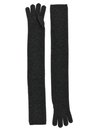 Gants Max Mara femme Timor en cachemire gris – MA298669BM