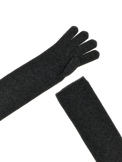 Gants Max Mara femme Timor en cachemire gris – MA298669BM