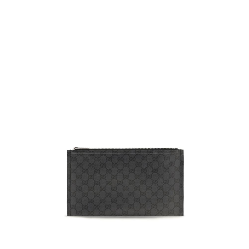 Gucci Black Fabric Handbag