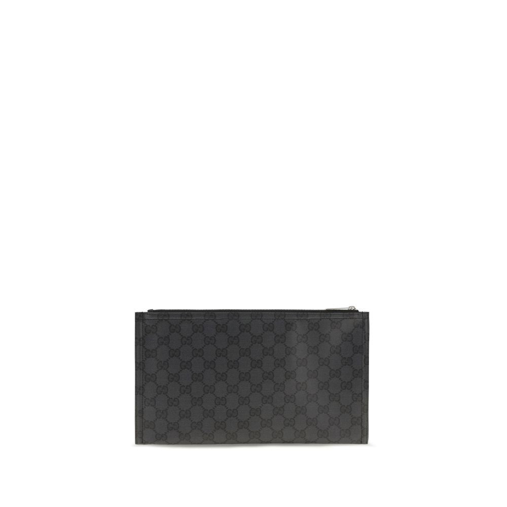 Gucci Black Fabric Handbag