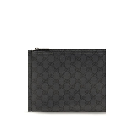 Gucci Black Fabric Handbag