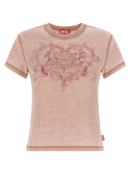 Diesel Multicolor Polyester T-Shirt