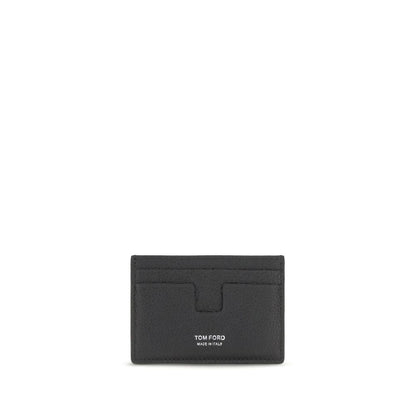 Tom Ford Black Calf Leather Bos Taurus Wallet