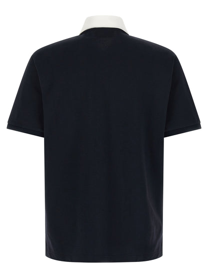 Gucci Blue Cotton Polo Shirt