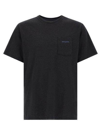 PATAGONIA Black Cotton T-Shirt