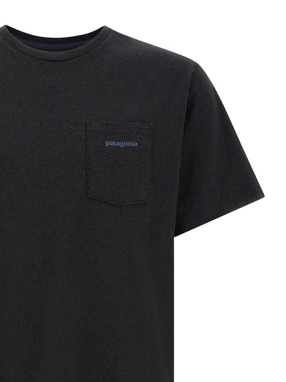PATAGONIA Black Cotton T-Shirt