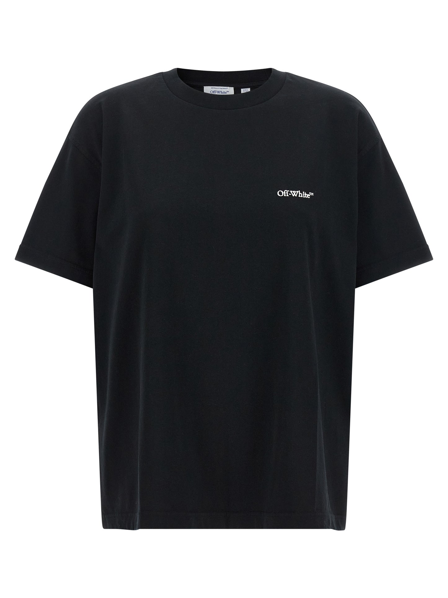 Off-White Black Cotton T-Shirt