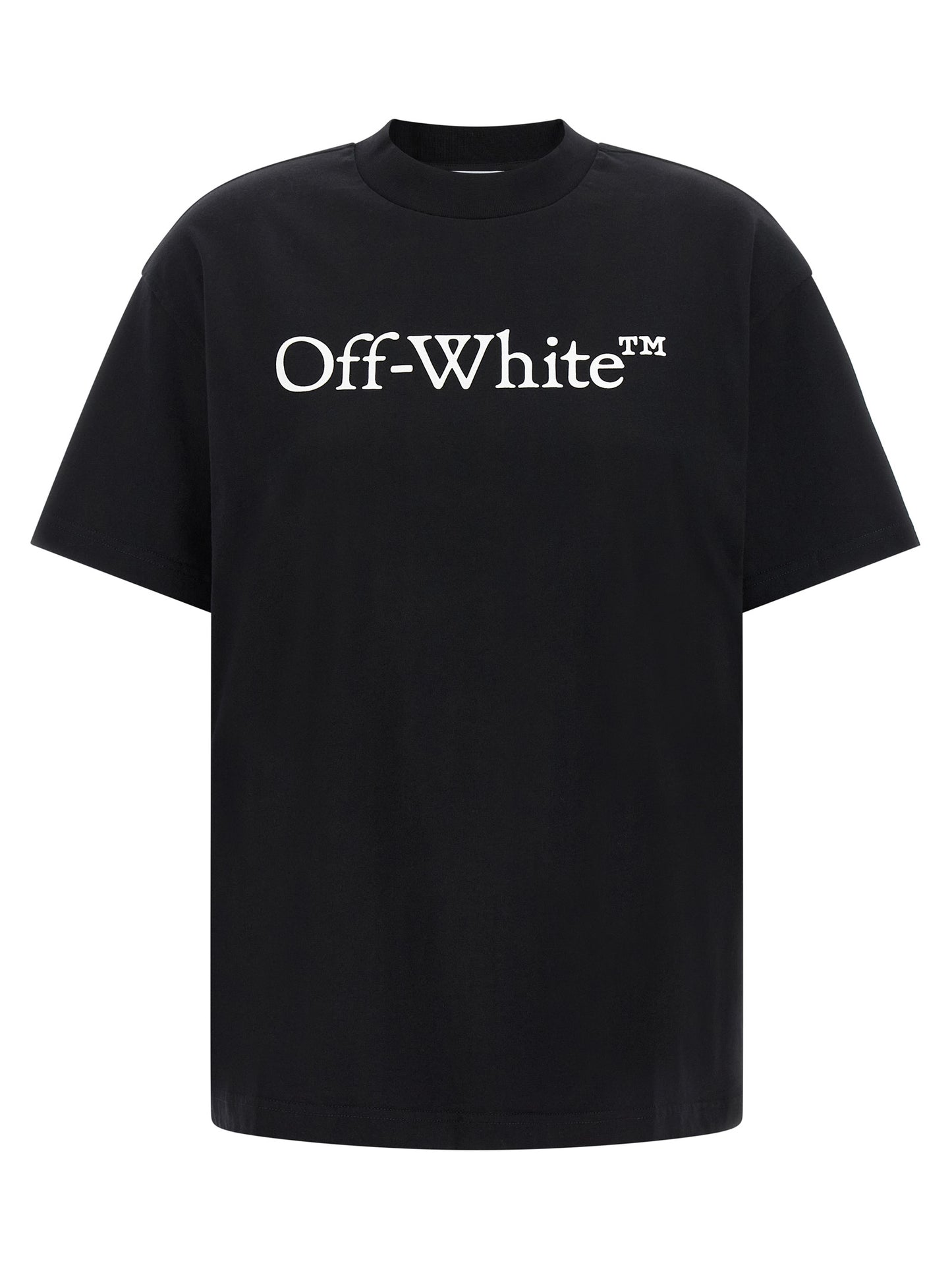 Off-White Black Cotton T-Shirt