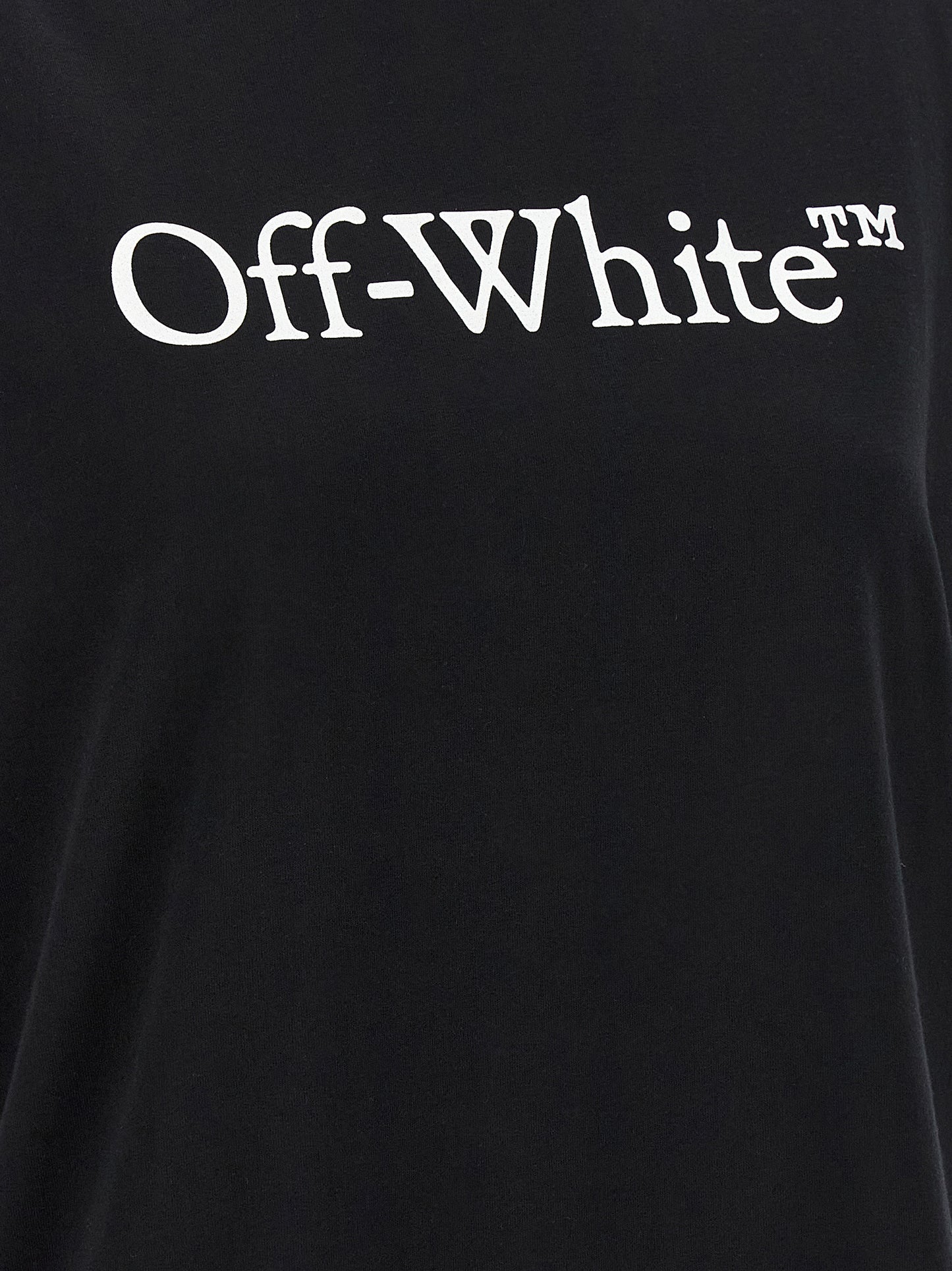 Off-White Black Cotton T-Shirt