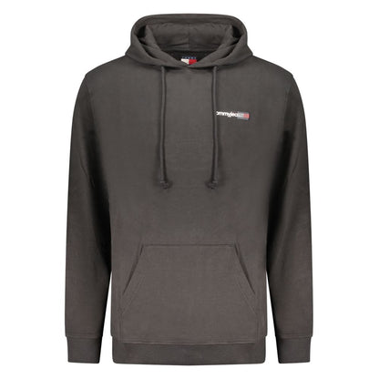 Sweat à capuche Tommy Hilfiger homme en coton noir – TO-46274
